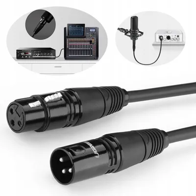 Produktbild von Ugreen Professionelles XLR Audiokabel für Mikrofon Verstärker 2m