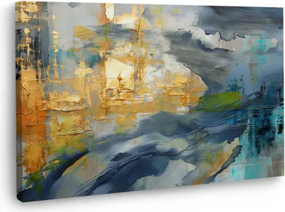 Produktbild von Beautiful Art  Kunst Wandbild Leinwandbild abstrakt Kunstdruck XL Wanddeko: 150x100x4cm