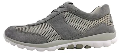 Immagine prodotto di Scarpe da ginnastica da donna Gabor Comfort, modello stringato, colore grigio, ideali per il tempo libero