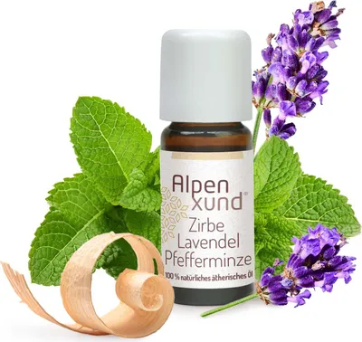 Obrázek produktu pro Zirbenfamilie 10ml Duftmischung Zirbe-Lavendel-Pfefferminze AlpenXund