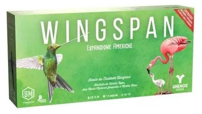 Imagen del producto de Wingspan - Americhe (Edición italiana) – Juego de mesa – Ghenos Games – 1-5 jugadores – 14+