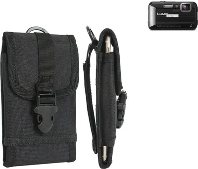Produktbild von K-S-Trade Kameratasche Gürteltasche kompatibel mit Panasonic Lumix DMC-FT30 Outdoor Gürtel Tasche für Kompaktkamera Holster Fototasche