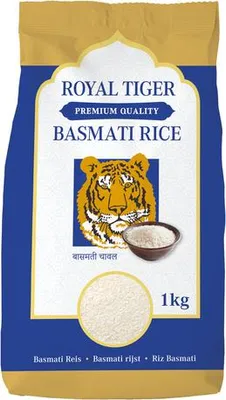 Produktbild von Royal Tiger Basmatireis, 1kg, Basmati-Reis, Langkornreis aus Pakistan