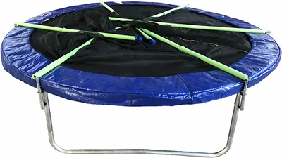 Produktbild von Best Sporting 57139 Trampolin Sports 366 Ø incl. Netz faltbar blau/grün