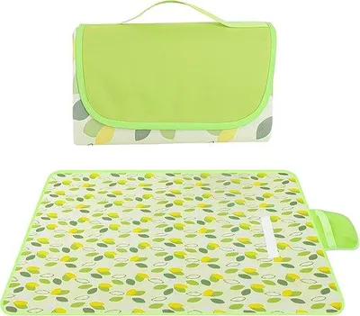 Produktbild von Famanu Picknickdecke 200 x 200 cm - Wasserfest, Sandfrei, Tragbar
