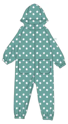 Image de Trespass Showery - Combinaison de pluie pour tout-petits Teal Mist