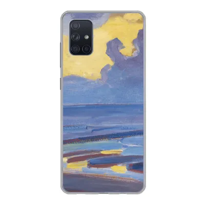 Produktbild von MuchoWow® Handyhülle Schutzhülle Hülle für Samsung Galaxy A71 Am Meer - Piet Mondrian Silikon Softcase Handy Hülle - Kartenbesitzer