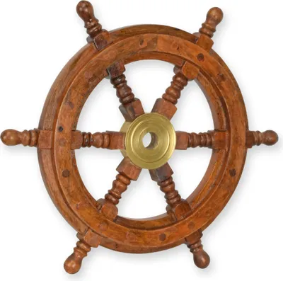 Produktbild von Steuerrad Schiff Lenkrad Replikat Retro Design Dekoration