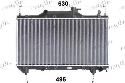 Produktbild von FRIGAIR 0115.3136 Kühler Wasserkühler Motorkühler für TOYOTA Avensis Kombi (T22) AVENSIS (T22) AVENSIS Liftback (T22)