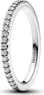 Produktbild von Pandora Ring Größe 54, Silber, Funkelnder Band-Ring, Elegantes Design