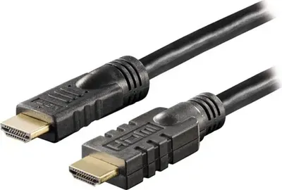 Produktbild von Deltaco HDMI-1100, 10 m, HDMI Typ A (Standard), HDMI Typ A (Standard), 3840 x 2160 Pixel, 10,2 Gbit/s, Schwarz