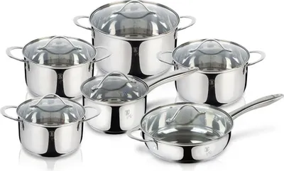 Obrázek produktu pro Berlinger Haus sada 12 kusů ocelových hrnců 35500