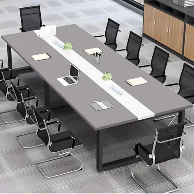 Obrázek produktu pro Konferenční stůl s kabelovým vedením, rozměry 400 x 120 x 74 cm