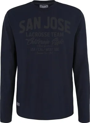 Produktbild von Übergrößen Longshirt San Jose grau AHORN SPORTSWEAR Navy 7XL