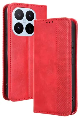 Produktbild von Coverup Vintage Style Klapphülle - Xiaomi 17T Hülle - Rot