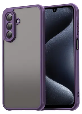 Produktbild von Handyhülle für Samsung Galaxy A17 Matt Stoßfest Schutzhülle Lila