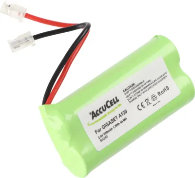 Produktbild von AccuCell Akku passend für Siemens Gigaset A140, A240, A245 mit bis zu 700mAh