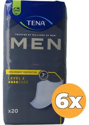 Produktbild von 6x Tena Men Stufe 2 (20 Stück)