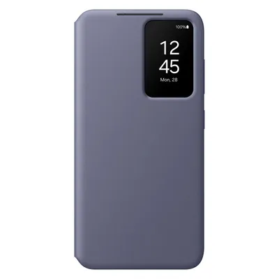 Produktbild von Samsung Smart View Case, Geldbörsenhülle, Samsung, Galaxy S24, 15,8 cm (6.2"), Violett