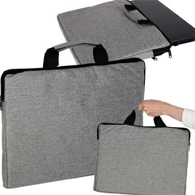 Zdjęcie produktu dla Torba na laptopa 15,6 cala aktówka aktówka damska aktówka męska szary