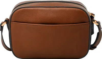 Produktbild von FOSSIL Umhängetasche Liza Camera Bag Brown Stripe braun