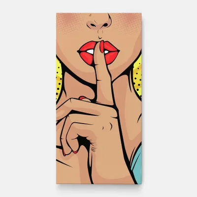 Produktbild von ARTHUB® Leinwandbild 60x120 cm, Sush Pop Art | Wohnzimmerdekoration, Hängende Bilder, Wanddekoration, Heimdekoration, Moderne, Pop
