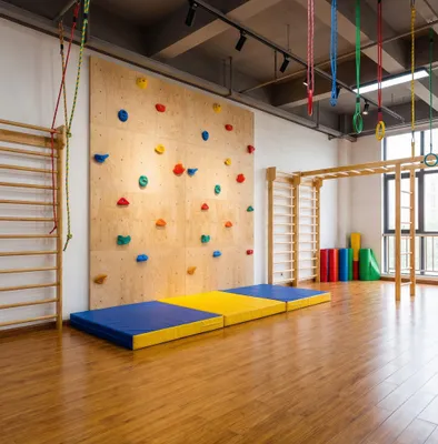 Produktbild von Create for you® - Kletterwand Kinderzimmer + 5 Klettersteine, Klettergerüst Indoor, Fitnessgeräte für Zuhause, Kletterspielzeug für Kinder, 120x60cm