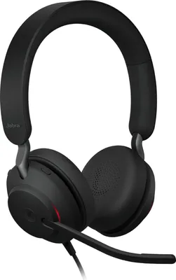 Produktbild von Jabra Evolve2 40 SE Kopfhörer Kabelgebunden Kopfband Büro/Callcenter USB Type-C / USB Type-A Schwarz
