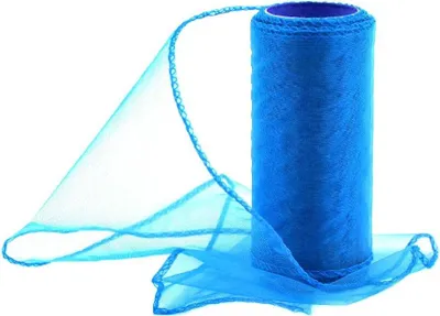 Image de Organza 12 cm/10y bleu royal