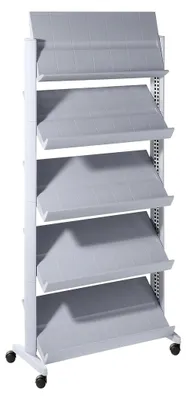 Produktbild von Mobiler Prospektständer UNO in Aluminium