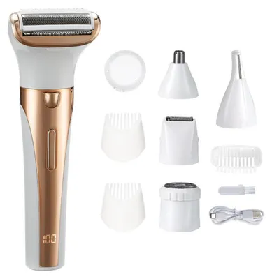 Produktbild von INF ZCB117 5-in-1 Trimmer ABS 13.4cm x 3.5cm x 3cm für unterwegs Gold