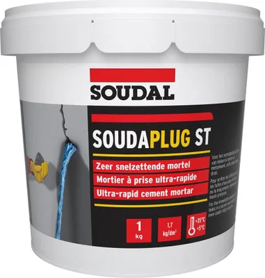 Produktbild von Soudaplug ST - Abdichtungsmörtel - Soudal