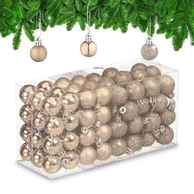 Immagine prodotto di Set di palline per albero di Natale, 96 decorazioni in plastica