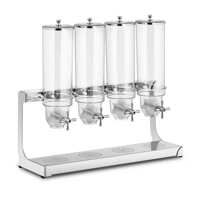 Obrázek produktu pro ROYAL Catering Dávkovač na cereálie - 4 x 3,5 l - 3 nádoby