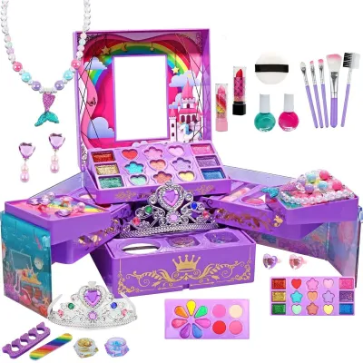Image de Kit de maquillage pour enfants avec accessoires pour les ongles