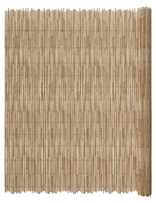 Produktbild von QEENTOE Schilfrohrmatte Sichtschutzzaun 193x300 cm für Balkon & Garten | Blick-, Wind- und Sonnenschutz, Baumschutz, langlebig & wetterfest