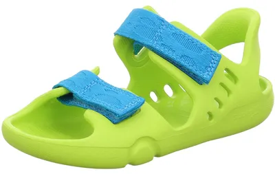 Produktbild von Superfit Splash Kinder Barfuß-Badesandale Hellgrün/Türkis, 1-000991-7500