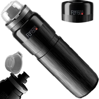 Produktbild von Elite FLY MTB TEX Schwarze Trinkflasche 950 ml