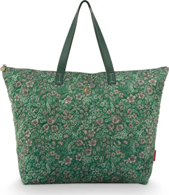 Produktbild von Tilda Tote Bag Large Quilted Daisy Dreams Green 66X20X44Cm - By Pip Studio