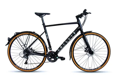 Produktbild von CHILLIZ Gravelbike 28 Zoll GL.09 schwarz-glänzend Rahmenhöhe 54 cm Damen Herren 16 Gänge mech. Scheibenbremse Schutzbleche