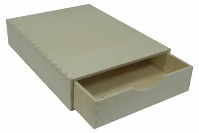 Zdjęcie produktu dla Drewniana szuflada do przechowywania dokumentów A4 w biurze