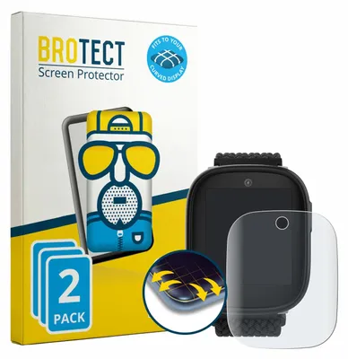 Produktbild von 2x BROTECT Fullscreen Schutzfolie für Xplora X6 Play eSIM (2. Generation) Displayschutz Folie Fullcover Matt Entspiegelungsfolie