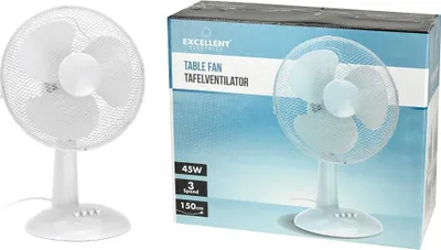 Obrázek produktu pro Stolní ventilátor EXCELLENT 30cm, 45W - Bílý.