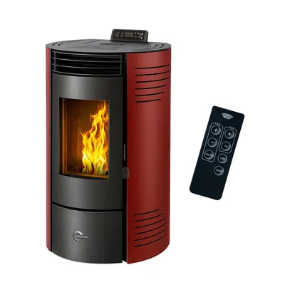 Obrázek produktu pro Peletová kamna Azora 11,6 kW Bordeaux Sannover