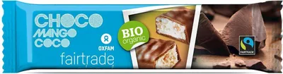 Zdjęcie produktu dla BATON Z NADZIENIEM KOKOS - MANGO W POLEWIE Z CZEKOLADY MLECZNEJ FAIR TRADE33 g - OXFAM
