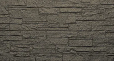 Produktbild von 3D-Ziegelstein-Optik, dekorative Paneele, 12-teilig, 8,6 m² PolyurethanWandverkleidung, 120 x 60 x 2,5 cm, Schiefergrau