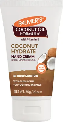 Zdjęcie produktu dla Palmer's Coconut Oil Formula Coconut Hydrate Hand Cream, Kremowy, Unisex, Skóra sucha, Szorstka skóra, Nawilżający, 96 g, Tubka