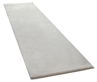 Produktbild von Hochflor Teppich Läufer Flur Schlafzimmer Shaggy Flauschig Kunstfell Einfarbig Grösse 80x150 cm