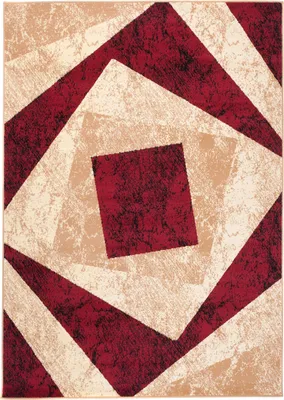 Image de Tapis DREAM Moderne Crème Beige Rouge Salon  250 x 300 cm