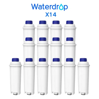 Zdjęcie produktu dla Wkłady filtrujące Waterdrop, zamiennik filtra wody De'Longhi® DLSC002, kompatybilny z De'Longhi® Magnifica® S, Eletta® Explorer(14)